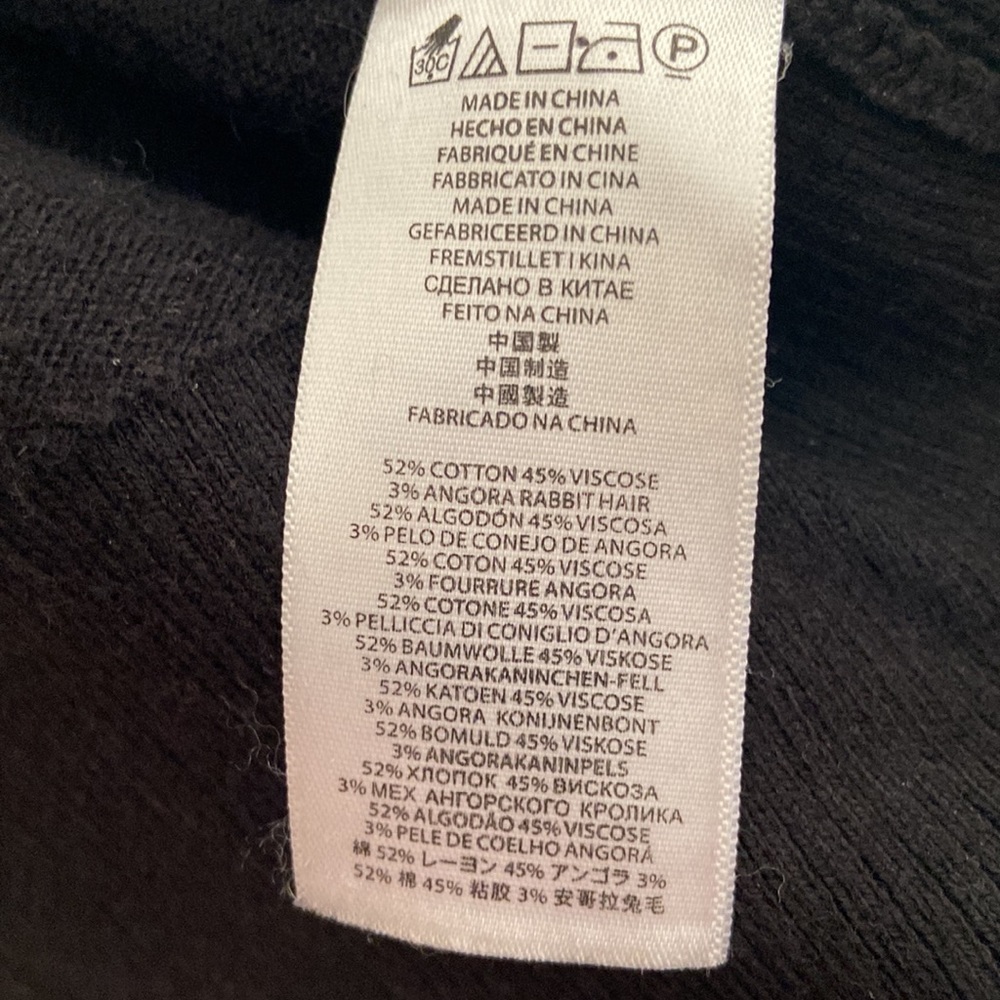 MICHAEL Michael Kors Black Open-Front Ribbed Cardigan - Picture 4 of 6
